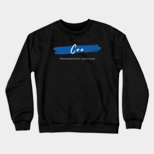 C++ Programing Language Paint Smear Crewneck Sweatshirt